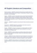 Summary - English language and composition Questions and Answers 2023 ( A+ GRADED 100% VERIFIED).