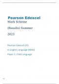 Edexcel English Language 9EN0/02 Mark Scheme June2023.