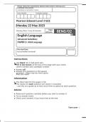 Edexcel English Language 8EN0/02 Question Paper May2023.