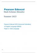 Edexcel English Language 8EN0/02 Mark Scheme June2023.