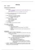 Epidemiology, Bacteriology and Virology Summary