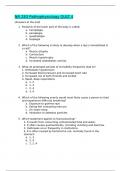 NR 283 PATHOPHYSIOLOGY QUIZ 4 CORRECTLY ANSWERED /LATEST UPDATE VERSION/ GRADED A+