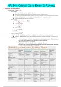 NR341 CRITICAL CARE EXAM 2  REVIEW  CORRECTLY ANSWERED /LATEST UPDATE VERSION/ GRADED A+