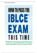  CLC Exam / CLC 2022 Exam/ IBCLC Exam Questions 457 Terms/ NRP 8th Edition/ BFA Ch 8 & 9 More Similar Docs. .