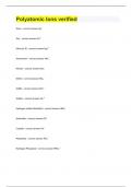 Polyatomic Ions verified 