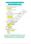 Rasmussen College MDC III NUR 2502  ALREADY GRADED A+| 2024