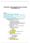 NUR225 Exam 1 KCR 1 Peds Key Concepts (Focus on Content from Weeks 1-3)