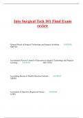 Into Surgical Tech 101 Final Exam review