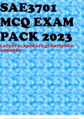 SAE3701 MCQ EXAM PACK 2023