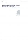 Summary Samenvatting Geschiedenis Van Het Publiekrecht En Politiek Tweede, herziene druk redactie C. Blanken M. Clijsen W. Garenfeld I. te Paske M. van Piere