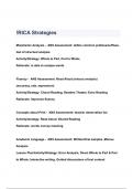 !RICA Strategies Questions & Answers 2023 ( A+ GRADED 100% VERIFIED)