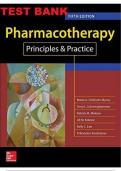 Pharmacotherapy Principles And Practice 5th Edition Test Bank