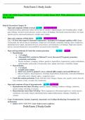 NURS 328: PEDs Exam 2 Study Guide GI GU Cardiac Burns-2023- With elaborated overview to help you pass