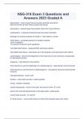  NSG-316 Exam 3 Questions and Answers 2023 Graded A
