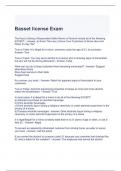 Basset license Exam Questions and Answers-Graded A