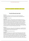 HLTH 103 PASSPOINT HEMODYNAMIC QUIZ