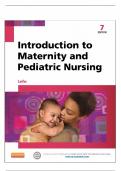 Test Bank - Introduction to Maternity and Pediatric Nursing 7e latest Updated 2023