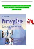 TEST BANK For Primary Care: The Art and Science of Advanced Practice Nursing and Interprofessional Approach 6th Edition by Lynne M Dunphy | Complete Chapter's 1 - 88 | 100 % Verified