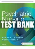 Psychiatric Nursing 9th Edition Keltner Test Bank 