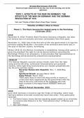 IGCSE History Germany  Full Notes