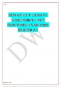 HESI RN EXIT EXAM V5 SCREENSHOTS INET PROCTORED EXAM 2022 GRADED A+.