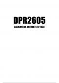 DPR2605 Portfolio Assignment 2023 Semester 2