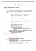 OB Exam 3 Study Guide: Chapter 10: High Risk Labor and Birth