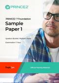 PRINCE2 Foundation - Sample paper 1 questions