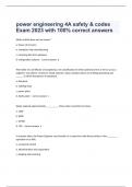 power engineering 4A safety & codes Exam 2023 with 100% correct answers