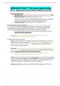 BIOCHEM C7852nd  OA study guide notes