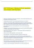   OUT 515 Exam 1 Names to Know questions and answers well illustrated.