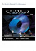 Test Bank for Calculus 11th Edition