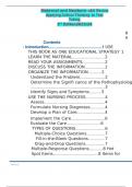 Maternal and Newborn Q&A Review Applying Critical Thinking to Test Taking 3rd Editon2023/24