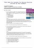 Test Bank for Concepts for Nursing Practice (3rd Ed) By Jean Giddens| Complete Guide All Chapters 2024