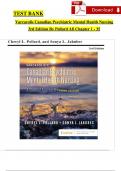 Pollard / Jakubec, Varcarolis's Canadian Psychiatric Mental Health Nursing 3rd Edition TEST BANK, Verified Chapters 1 - 35, Complete Newest Version 