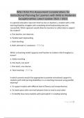 WGU D152 Pre-Assessment Considerations for Instructional Planning for Learners with Mild to Moderate Exceptionalities Latest Update 2022-2023.