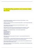 FL Bail Bonding questions and answers latest top score.