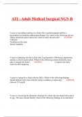 Exam (elaborations) ATI Adult Medical Surgical NGN B 