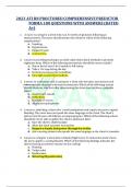 2023 ATIRNPROCTORED COMPREHENSIVE PREDICTOR FORMA 180 QUESTIONS WITH ANSWERS (RATED A+) 1. A nurse is caring for a client who is at 33 weeks of gestation following an amniocentesis. The nurse should monitor the client for which of the following complicati