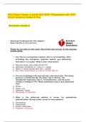  ACLS Exam Version A and B 2023-2024 (100questions with 100% correct answers) Graded A Plus