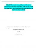 BIOL 204 Fermentation Lab Report Athabasca University (Rate of Fermentation with Baker’s Yeast Increases with Warm Temperatures As Indicated by CO2 Production 2.75mL)