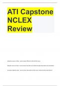 ATI Capstone NCLEX Review