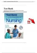 Fundamentals of Nursing 10th Edition TEST BANK by Taylor| Verified Chapter's 1 - 47 | Complete