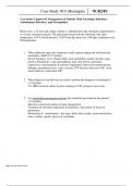 Case Study #10 MeningitisNUR245 Case Study, Chapter 69, Management of Patients With Neurologic Infections, Autoimmune Disorders, and Neuropathies.