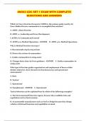 4NOX3 CDC SET 1 EXAM WITH COMPLETE QUESTIONS AND ANSWERS