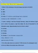 ATI TEAS TEST PRACTICE Mathematics Questions and Answers (2023/2024) (Verified Answers)