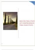 BIOS 256 FINAL STUDY (ATI COMPREHENSIVE FINAL EXAM STUDY)LATEST 2024/2025