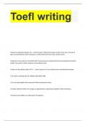 Toefl writing