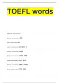 TOEFL words