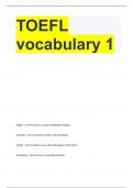 TOEFL vocabulary 1